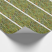 groene hoeken cadeaupapier (Hoek)