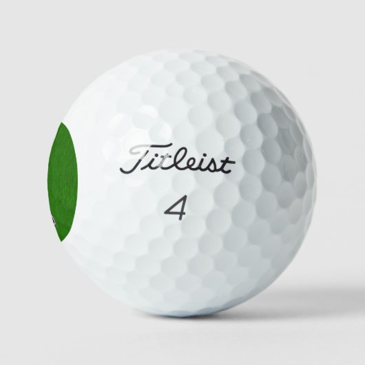 Groene Hole in één Lucky Golfer Golfballen (Logo)