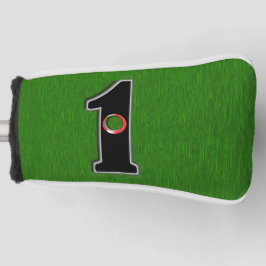 Groene Hole in één Lucky Golfer Golfheadcover