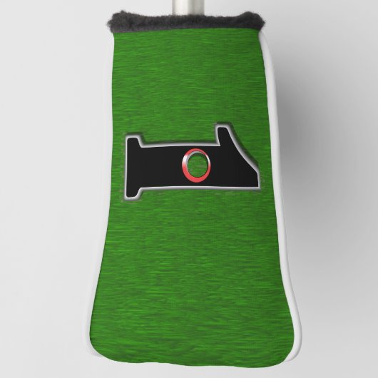 Groene Hole in één Lucky Golfer Golfheadcover (Draai 90)
