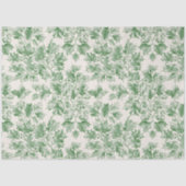  groene Holly Decoupage Tissuepapier (Voorkant)