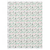 Groene Holly en Red Berry kerstpatroon Tafelkleed (Voorkant)
