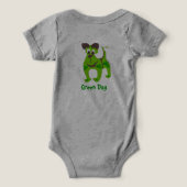 Groene hond - (Design achterkant)