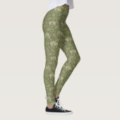  Groene Honeysuckle Bloemen Leggings (Rechts)