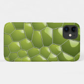 Groene honingraten Case-Mate iPhone case (Achterkant (horizontaal))