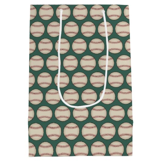 Groene honkbal cadeautas (Achterkant)