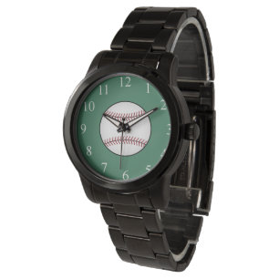 Groene honkbal horloge cadeau