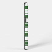 Groene horizontale streep iPhone hoesje (Rechterkant)