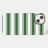 Groene horizontale streep iPhone hoesje (Achterkant horizontaal)