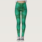 Groene houten broek. leggings (Voorkant)