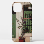 GROENE HOUTEN DEUR MET GROEN PLANT Case-Mate iPhone CASE (Achterkant)