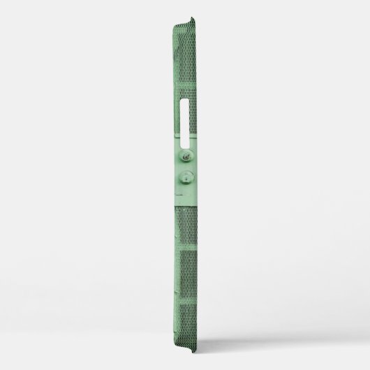GROENE HOUTEN DEUR MET GROENE STAALDEUR Case-Mate iPhone CASE (Achterkant / Rechts)