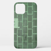 GROENE HOUTEN DEUR MET GROENE STAALDEUR Case-Mate iPhone CASE (Achterkant)