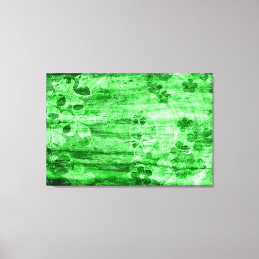  groene houtkunst canvas afdruk (Voorkant)