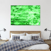  groene houtkunst canvas afdruk (Insitu (Slaapkamer))