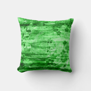 groene houtkunst kussen