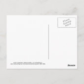 Groene houtspecht briefkaart (Achterkant)