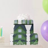 Groene Huis Cadeaupapier
