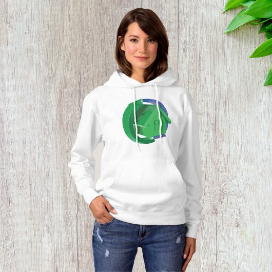 Groene Huis en pijlen Hoodie