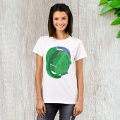 Groene Huis en pijlen T-shirt
