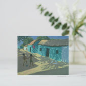 Groene Huis India Briefkaart (Staand voorkant)