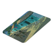 Groene Huis India Magneet (Linkerzijde)