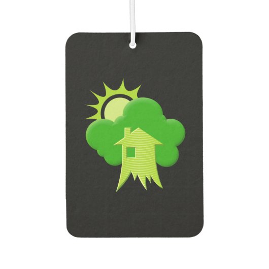 Groene Huis Luchtverfrisser (Voorkant)