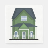 Groene Huis Servet (Voorkant)