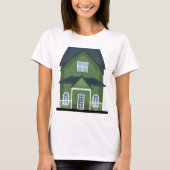 Groene Huis T-shirt (Voorkant)