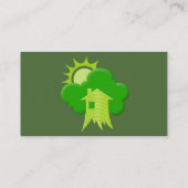 Groene Huis Visitekaartje (Achterkant)