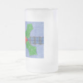 Groene hulst matglas bierpul (Center)