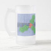 Groene hulst matglas bierpul (Links)