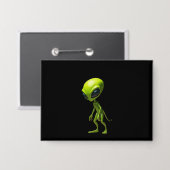 Groene humanoïde button (Voorkant / Achterkant)