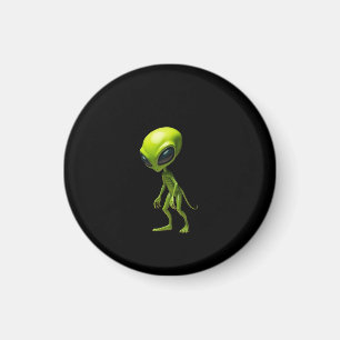 Groene humanoïde magneet