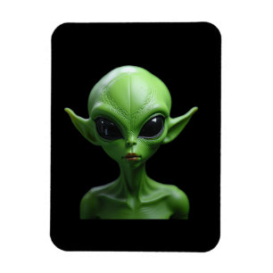 Groene humanoïde magneet