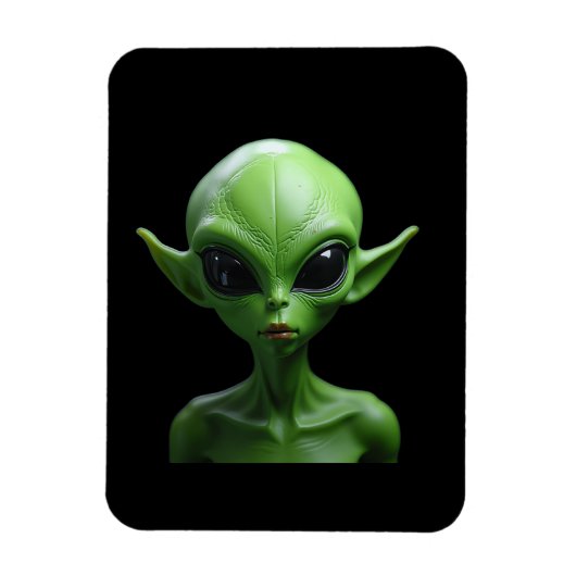 Groene humanoïde magneet (Verticaal)