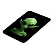 Groene humanoïde magneet (Linkerzijde)