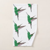 Groene Hummingbird Bad Handdoek (Handdoek)
