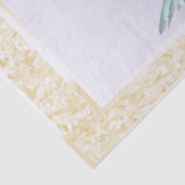 Groene Hummingbird en Roze Vloeiende Ontvlek Tissuepapier (Detail)