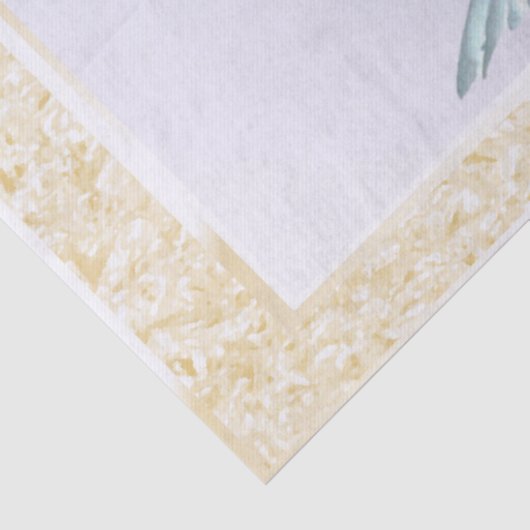 Groene Hummingbird en Roze Vloeiende Ontvlek Tissuepapier (Detail)