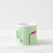 Groene Hummingbird Espresso Kop (Voorkant)