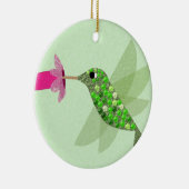 Groene Hummingbird Keramisch Ornament (Rechts)