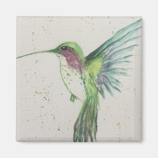 Groene Hummingbird Magneet (Voorkant)
