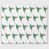 Groene Hummingvogels Cadeaupapier (Vlak)