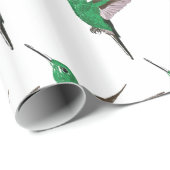 Groene Hummingvogels Cadeaupapier (Rol Hoek)