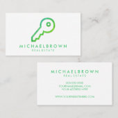 Groene huurwoning visitekaartje (Voorkant / Achterkant)