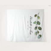 Groene Huwelijksachtergrond, Fotohokje Prop Wandkleed (Voorkant (horizontaal))