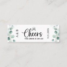 Groene Huwelijksdrankkaartvoucher