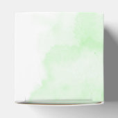 Groene Hydrangea Roze Bloemen Salie Balloon Custom Bedankdoosjes (Bovenkant)