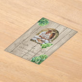 Groene Hydrangea Trouw Uitnodiging (Laagn)